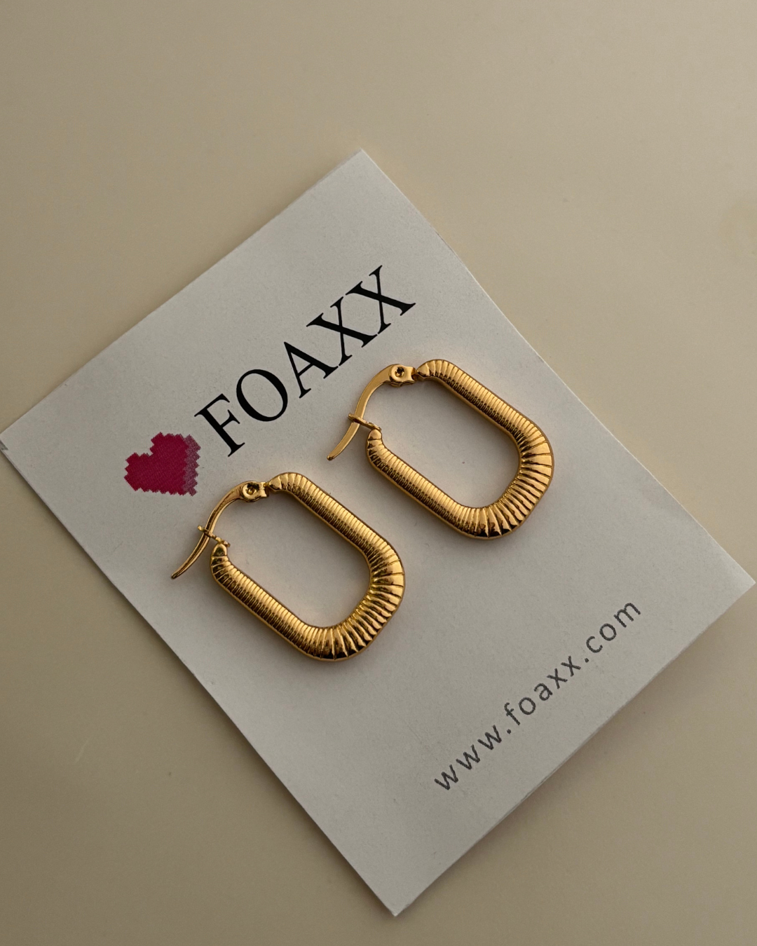 Sasha Striped Hoops