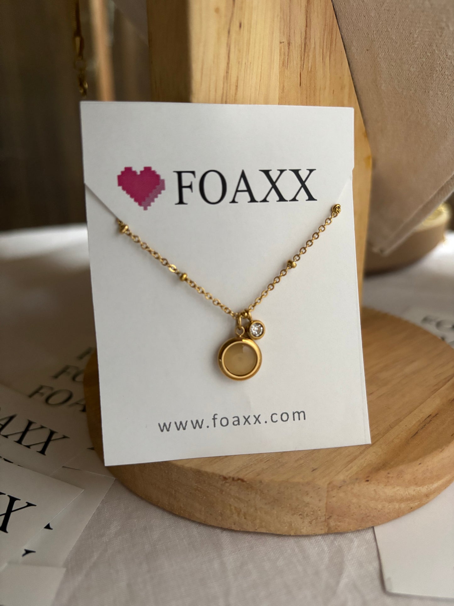 Gem and Zircon Necklace