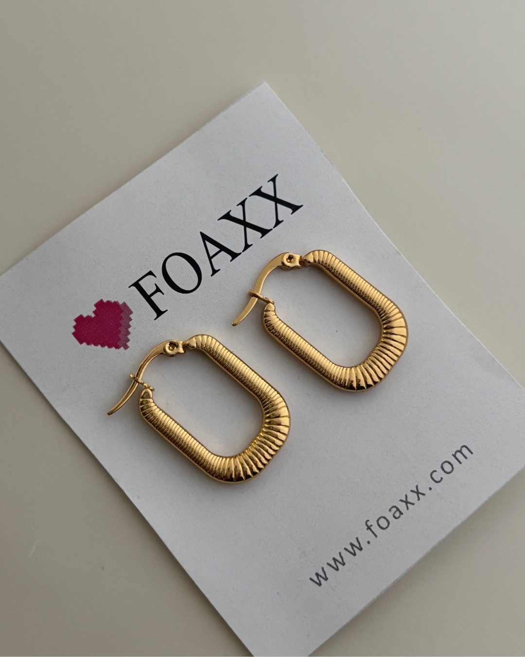 Sasha Striped Hoops