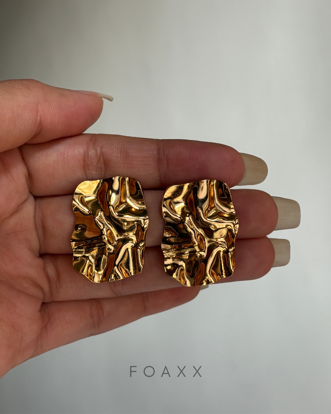 Molten Muse Sculptural Earrings