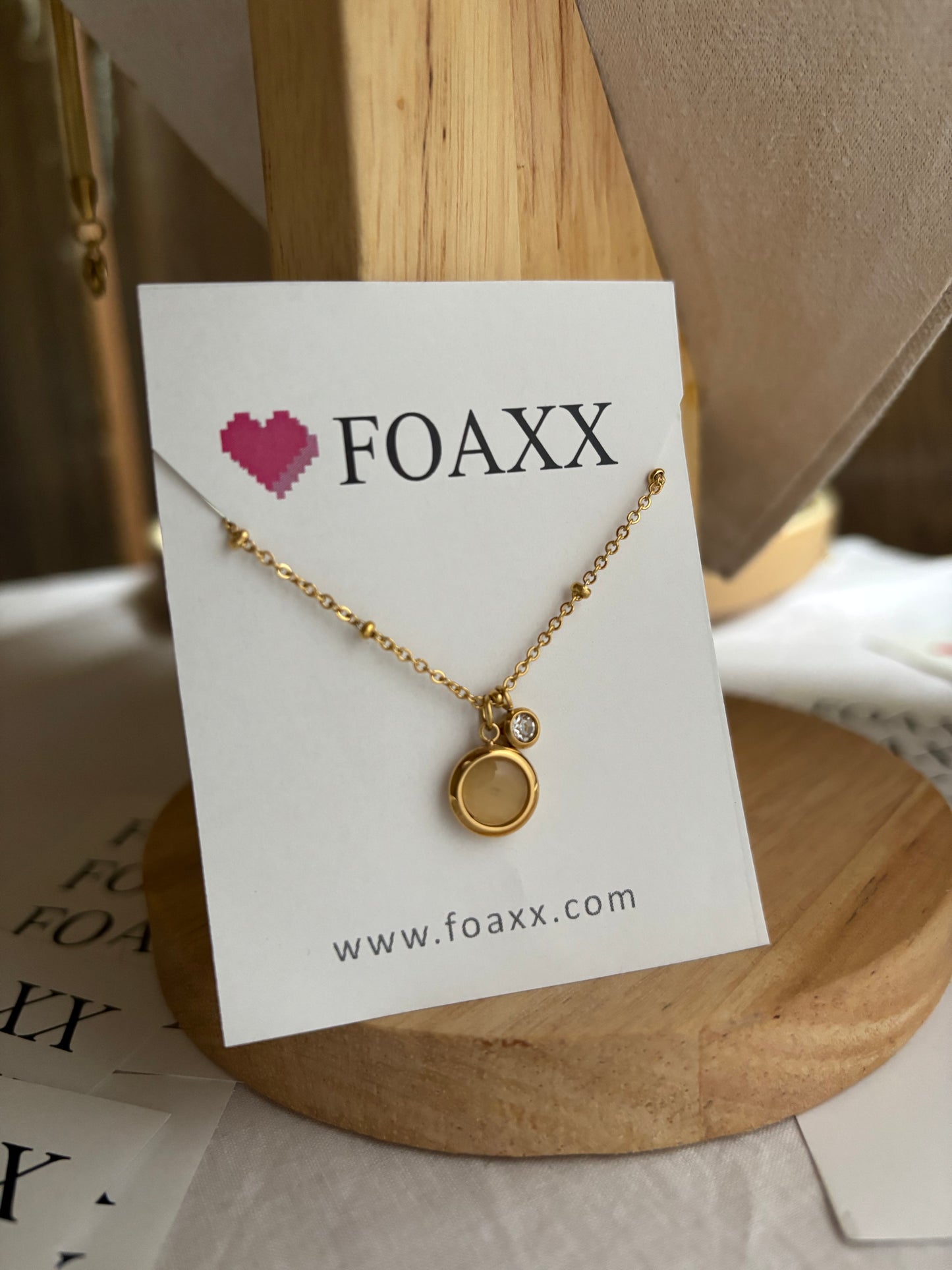 Gem and Zircon Necklace