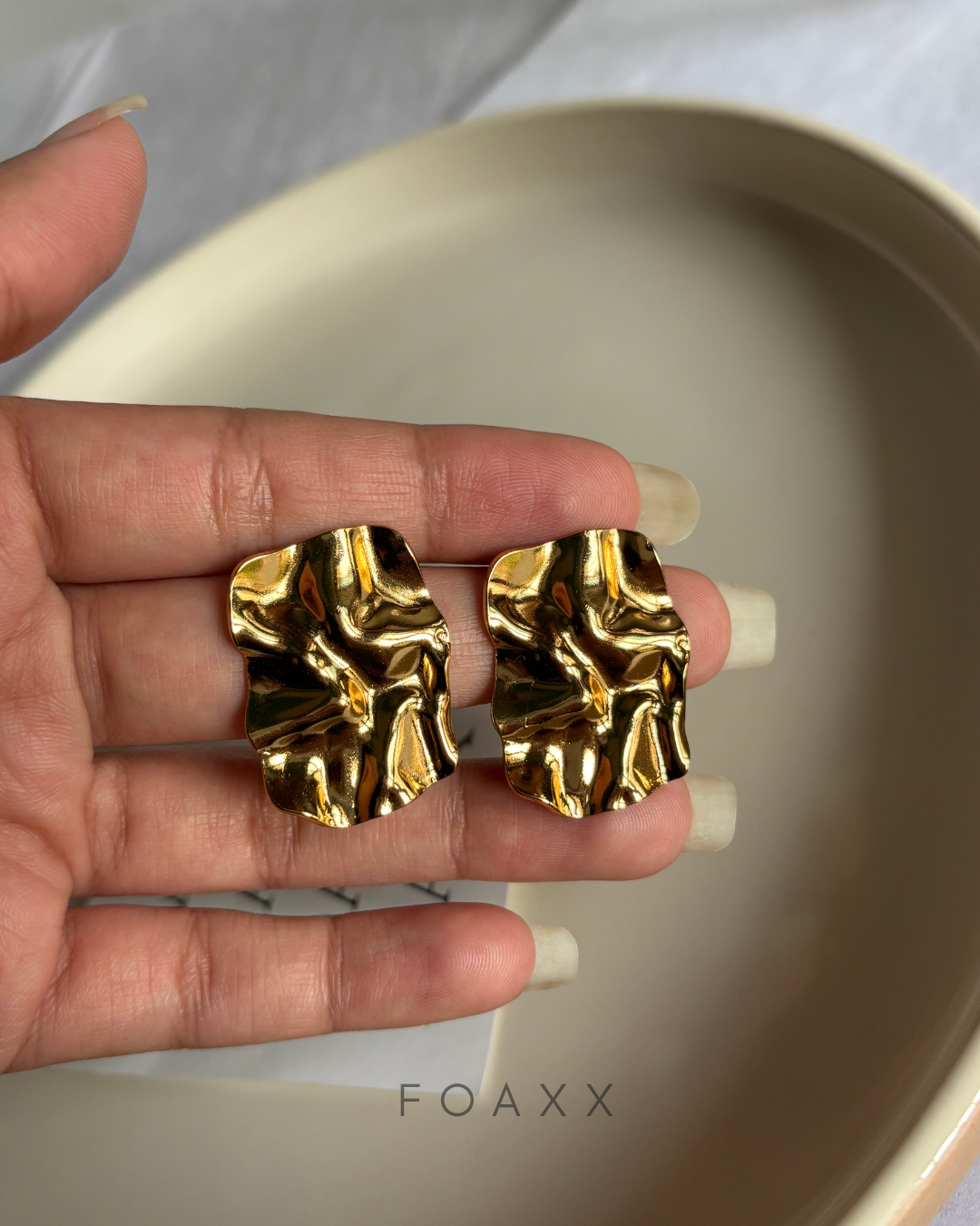 Molten Muse Sculptural Earrings