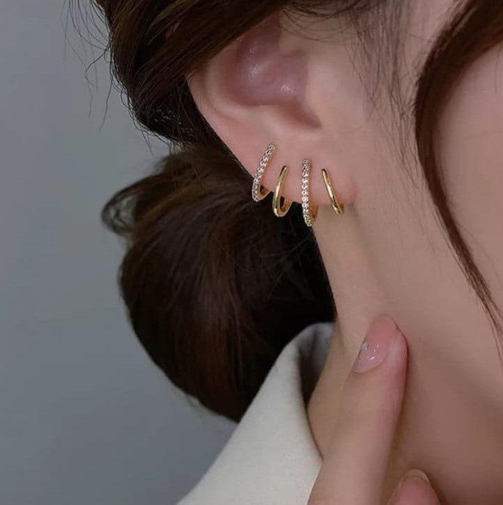 Four Claw Diamond Studs