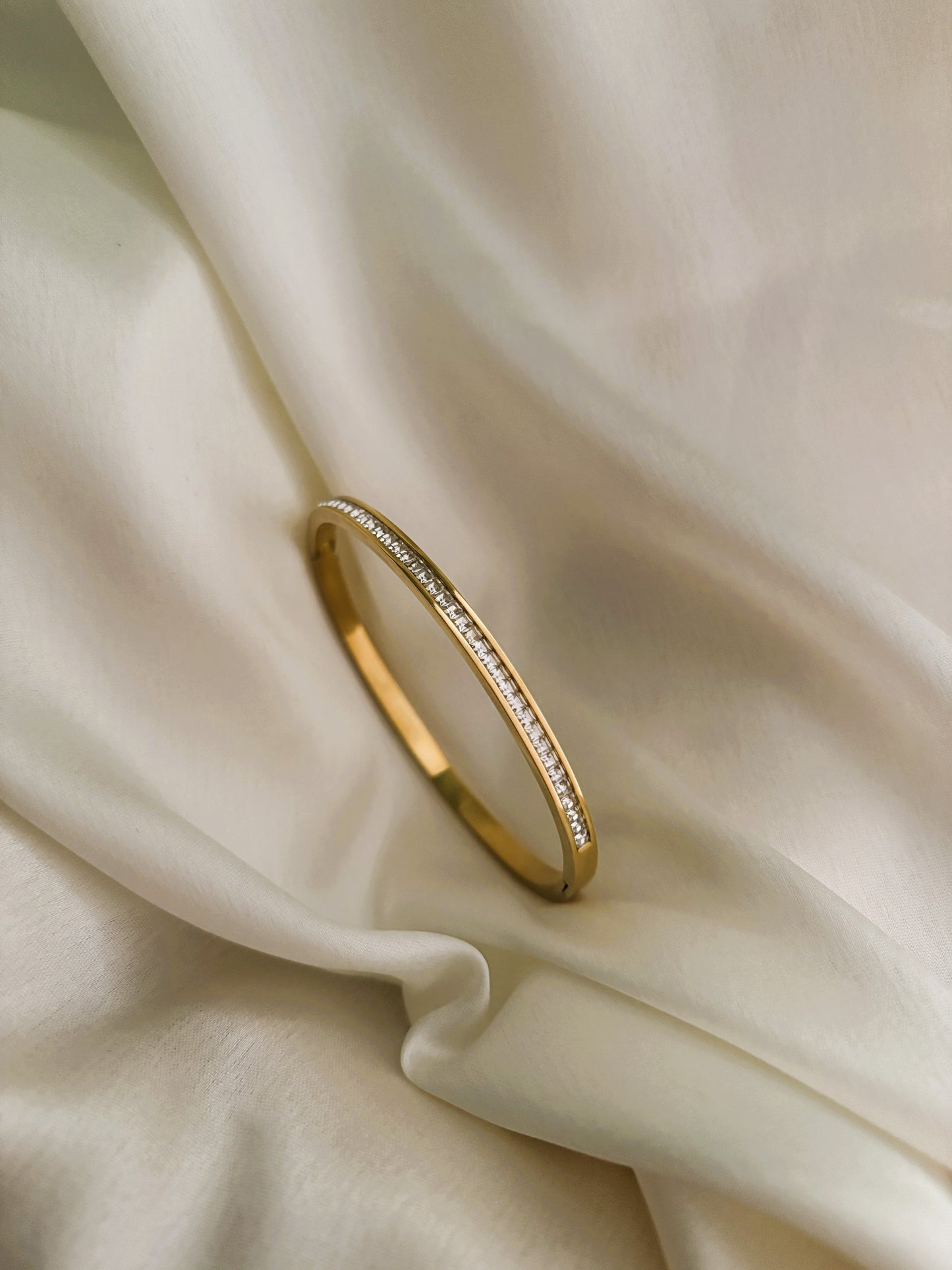 Frostline Crystal Bangle Bracelet