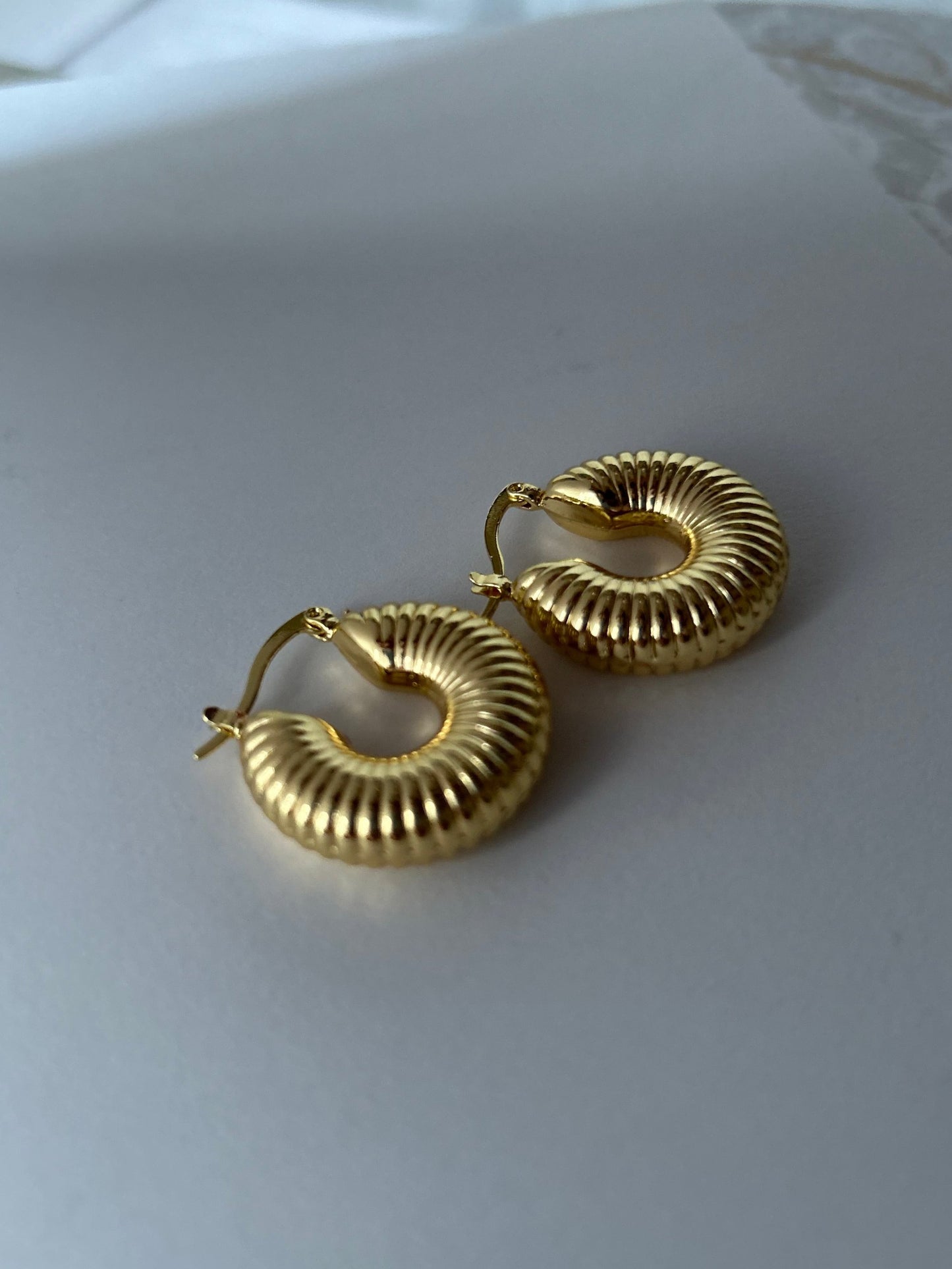 Golden Empress Hoops