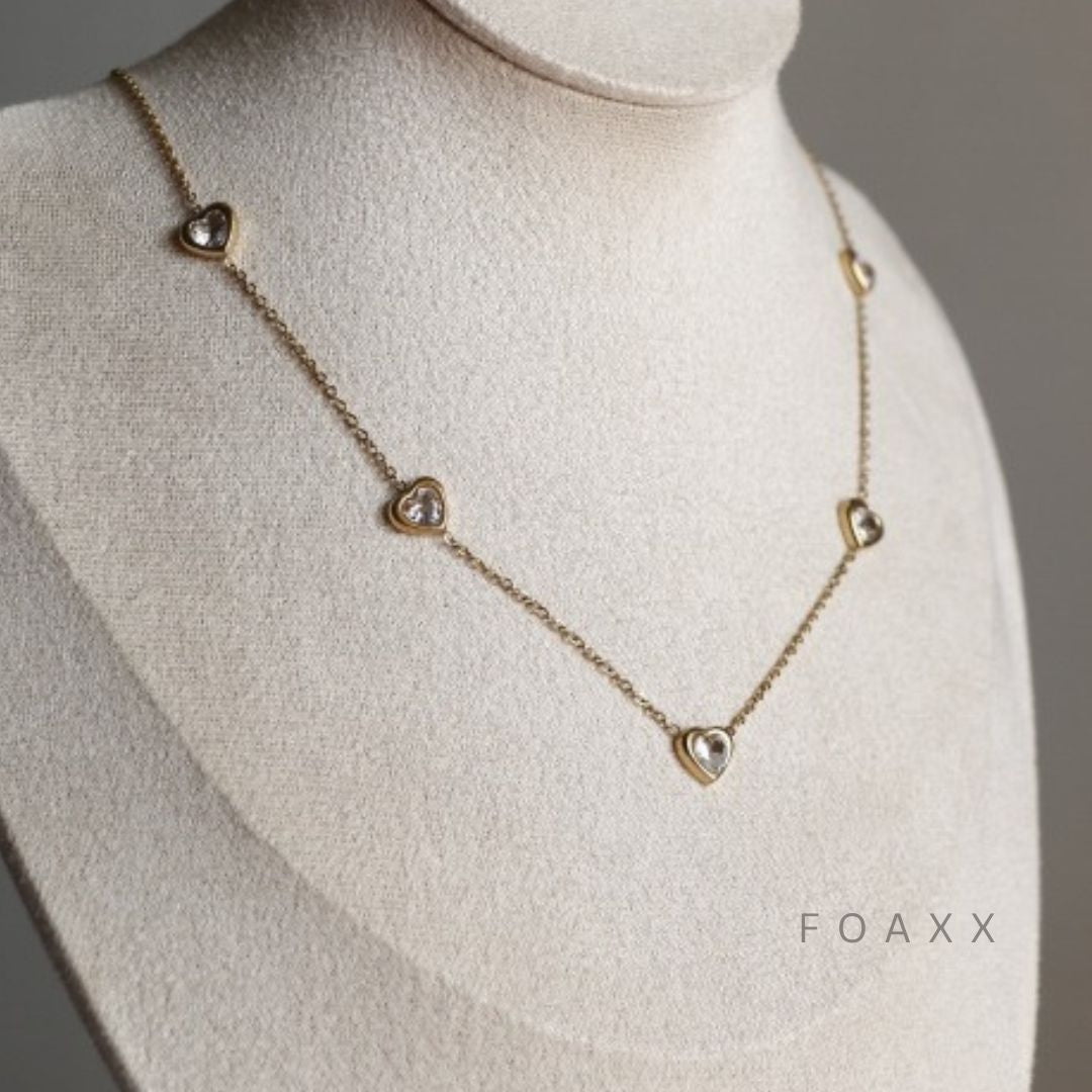Ariana Golden Heart Necklace
