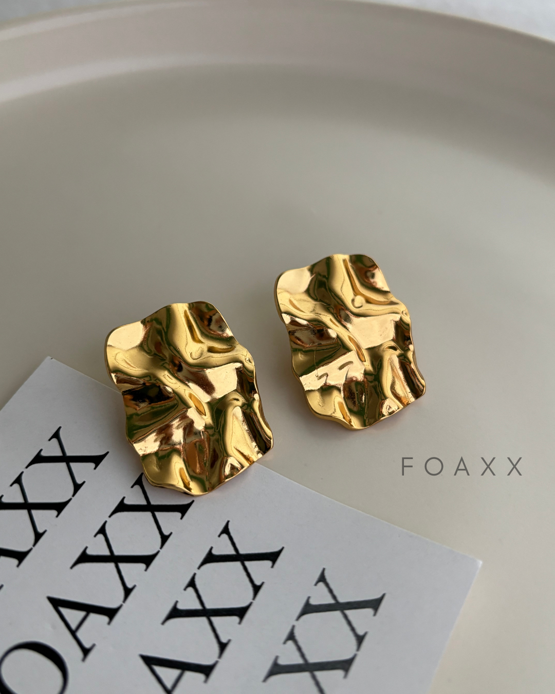 Molten Muse Sculptural Earrings