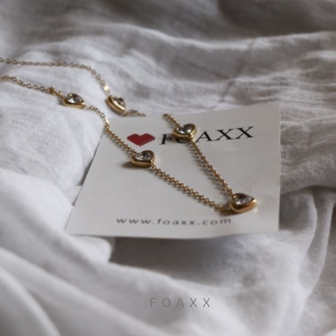 Ava Multi Heart Necklace