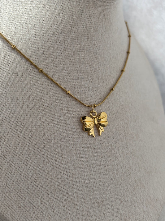 Bow Necklace