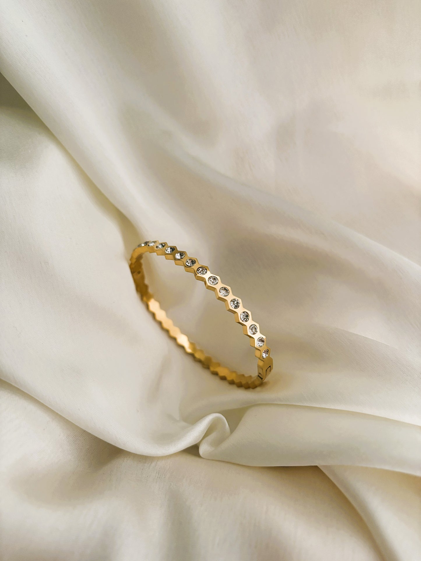 Cubic Zirconia Bangle Bracelet