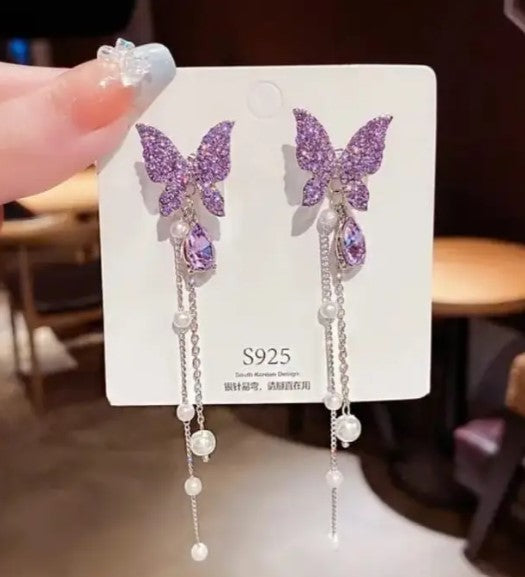 Purple Butterfly Dangler