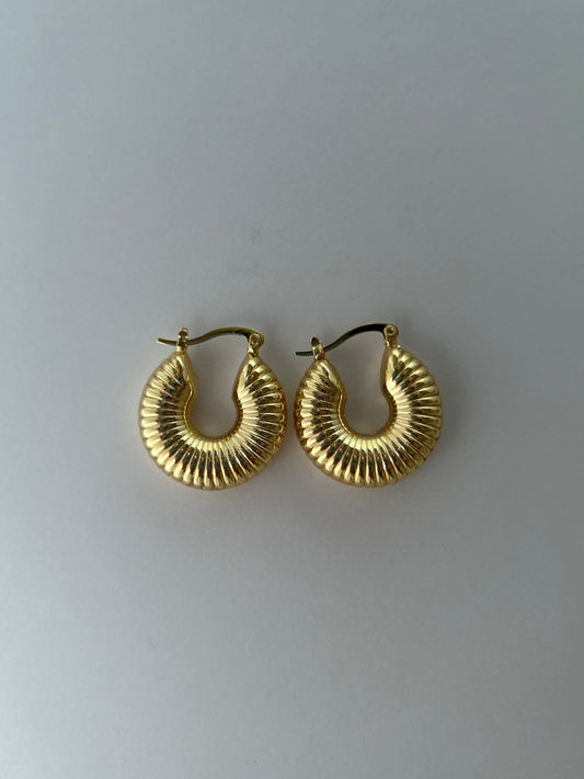 Golden Empress Hoops